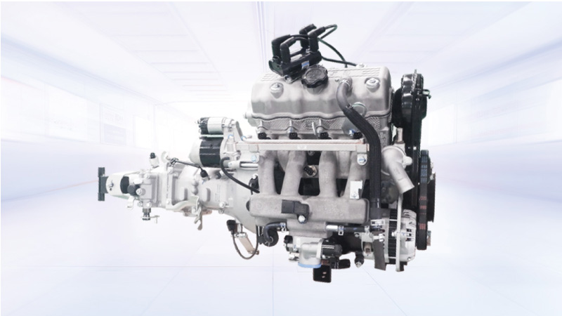 Towner 800A-BC được trang bị động cơ đạt tiêu chuẩn khí thải Euro V thân thiện với môi trường
