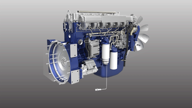 Foton Auman ETX D240 trang bị động cơ WEICHAI WP10.336E43 công nghệ mới, tiêu chuẩn khí thải Euro 4