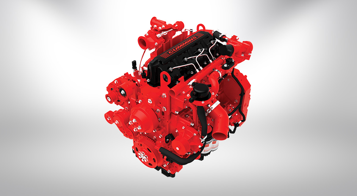 Sử dụng động cơ diesel CUMMINS ISF3.8s4R168 (Mỹ)