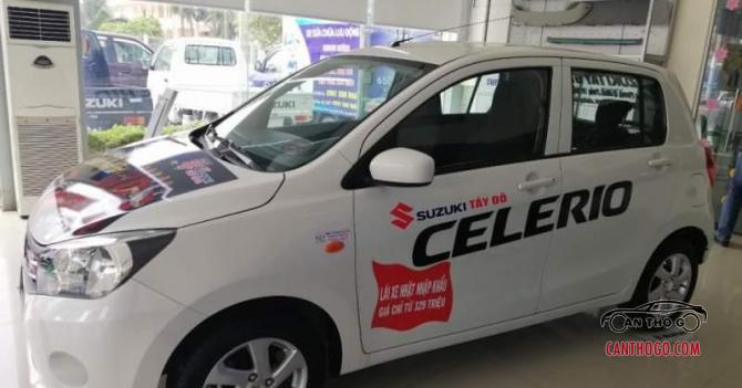 Bán xe Suzuki Celerio sản xuất 2018, màu trắng, nhập khẩu