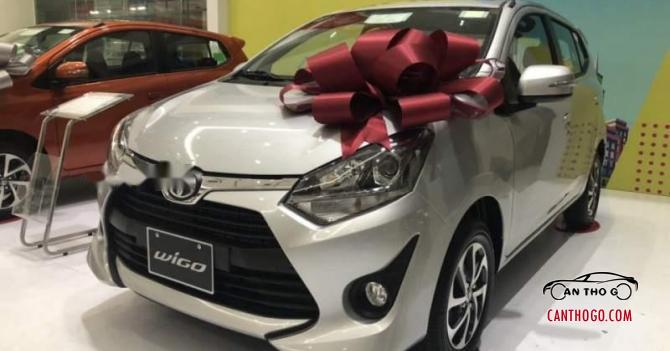 Bán xe Toyota Wigo G 1.2MT đời 2019, màu bạc, nhập khẩu