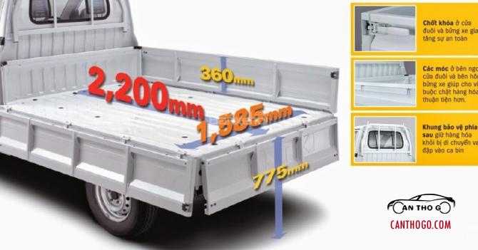 Xe tải Suzuki Pro tải trọng 750kg nhập khẩu, có máy lạnh.
