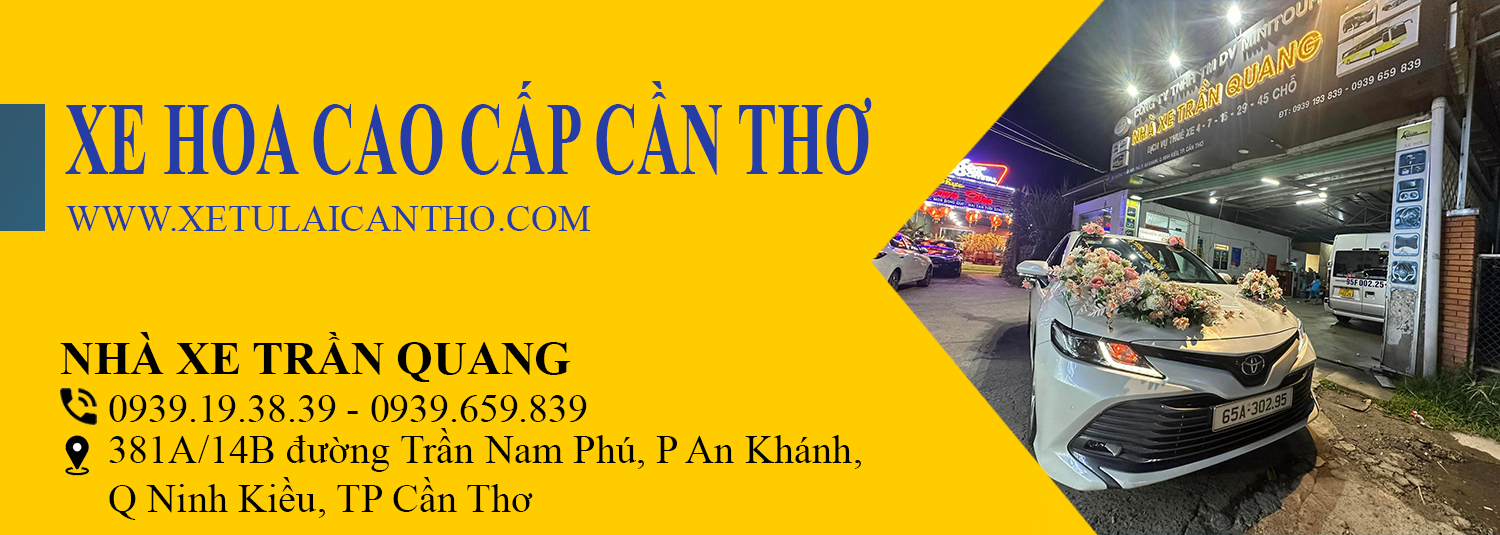 cho thuê xe Cần Thơ - nhà xe Trần Quang