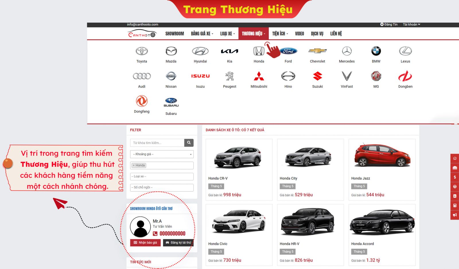 Tư vấn viên độc quyền