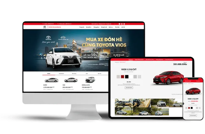 thiết kế website chuẩn responsive, hiển thị tốt trên nhiều thiết bị khác nhau